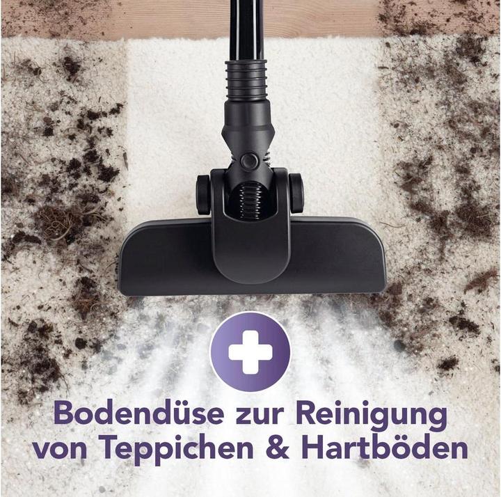 Productafbeelding CleanMaxx Akku-Hand- und Stielsauger 14.8 V, Grau/Lila
