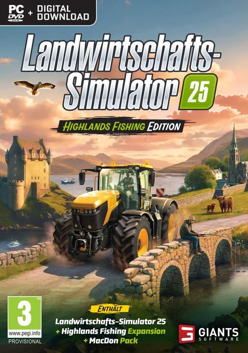 Produktbild Giants Software Landwirtschafts-Simulator 25: Highlands Fishing Edition (PEGI) (PC, DE)