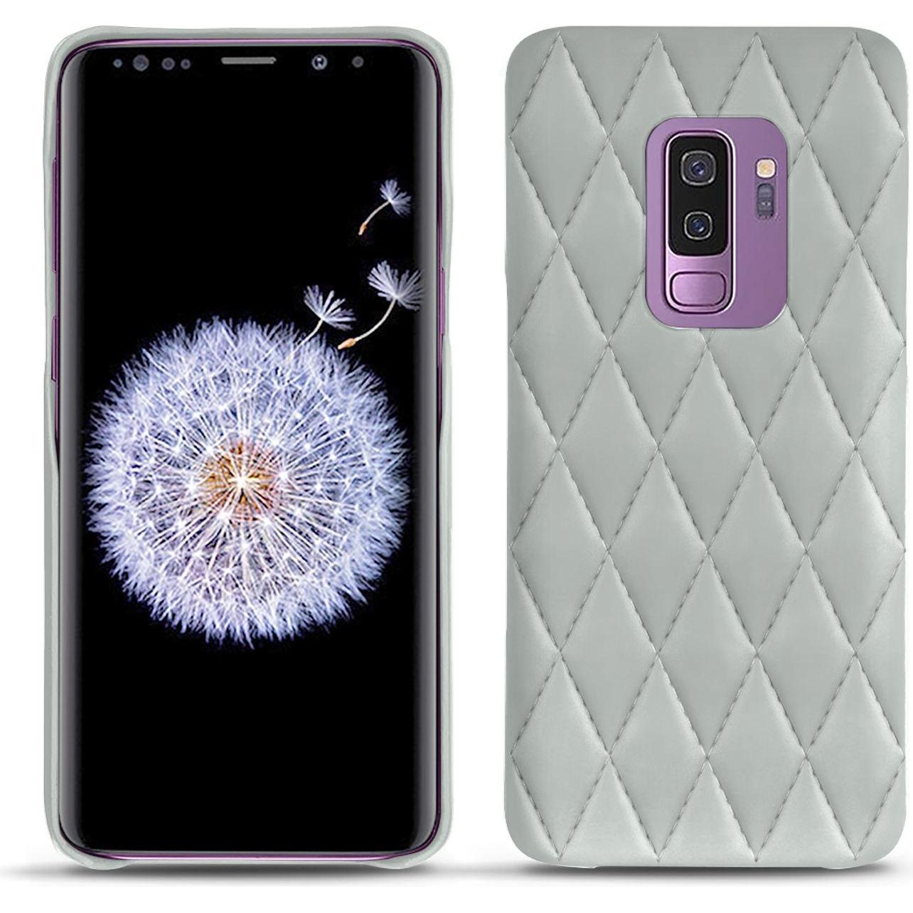 Noreve Lederschutzhülle (Samsung Galaxy S9+), Smartphone Hülle, Grau