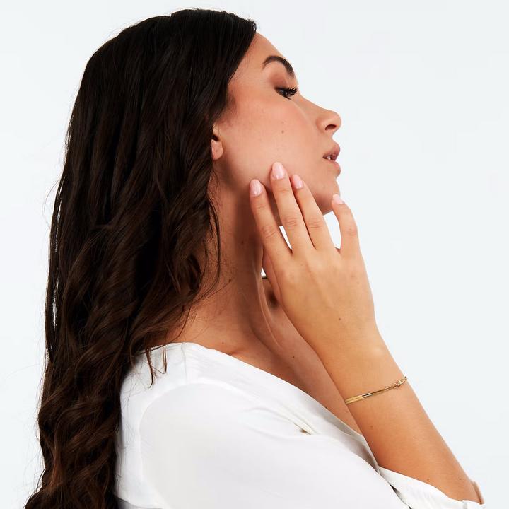 Immagine prodotto Morellato Bracciale doppio placcato oro con cristalli Torchon SAWZ05 (19 cm, Acciaio inossidabile)