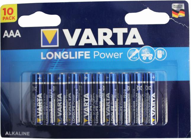 Produktbild Varta Longlife Power (10 Stk., AAA, 1240 mAh)