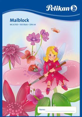 Actual product image Pelikan Coloring Blocks (A4, Plain, No binding)