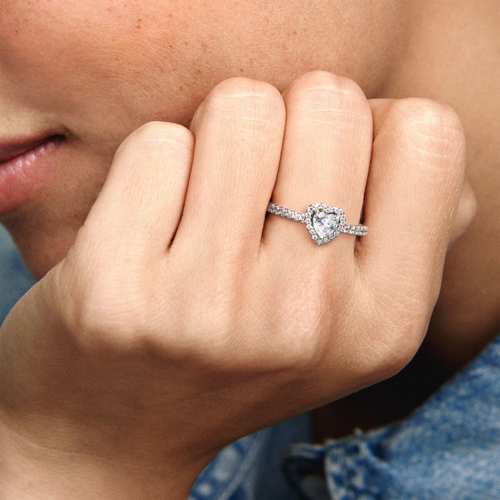 Immagine prodotto Pandora Anello Cuore Elevato (50, 925 Argento)
