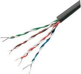 Produktbild Dexlan F/UTP cat.6a stranded-wire cable LSZH Black- 100 m (F/UTP, CAT6a, 100 m)