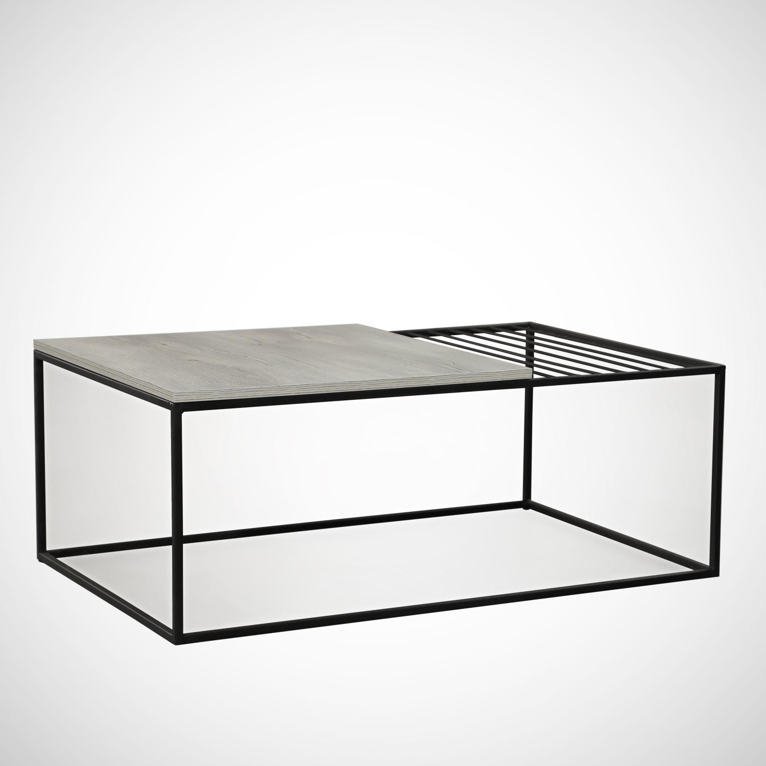 Homitis, Couchtisch + Beistelltisch, Beckham (95 x 43 x 55 cm)
