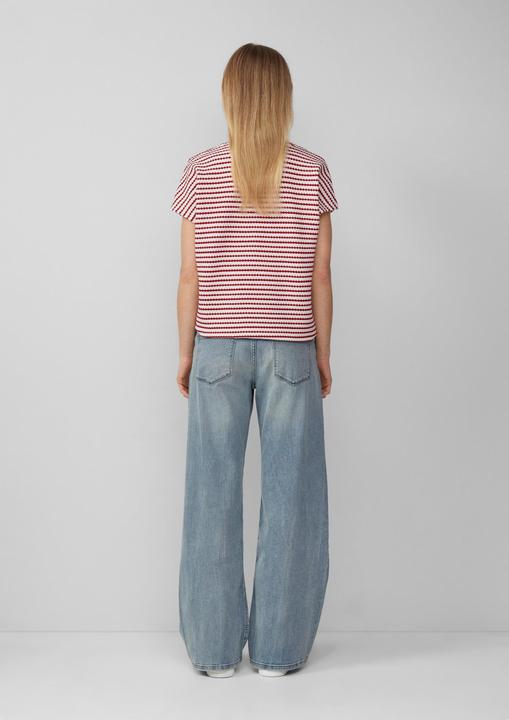 Immagine prodotto S.Oliver T-Shirt Strukturiertes T-Shirt im O-Shape (38)