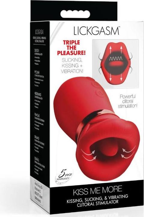 Produktbild Frisky Kiss Me More Kiss Clitoris Massager Saugung Und Vibration