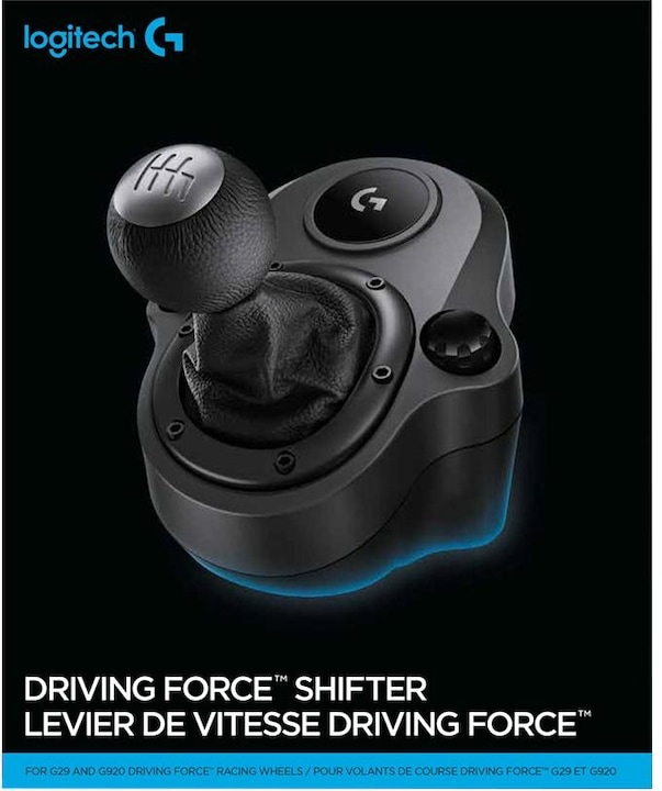 Immagine prodotto Logitech G Driving Force Shifter per Driving Force G29 & G920 (PC, PS4, Xbox One X, PS5, Xbox Series X)