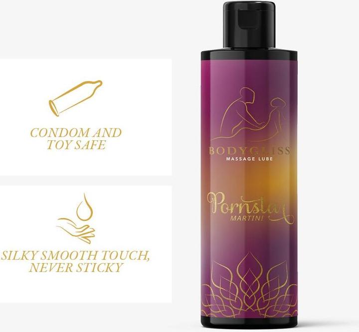 Productafbeelding Bodygliss Massageolie en Glijmiddel in 1 Pornstar Martini - 150 ml (150 ml)