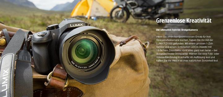 Actual product image Panasonic Lumix FZ1000 (25 - 400 mm, 20 Mpx, 1")