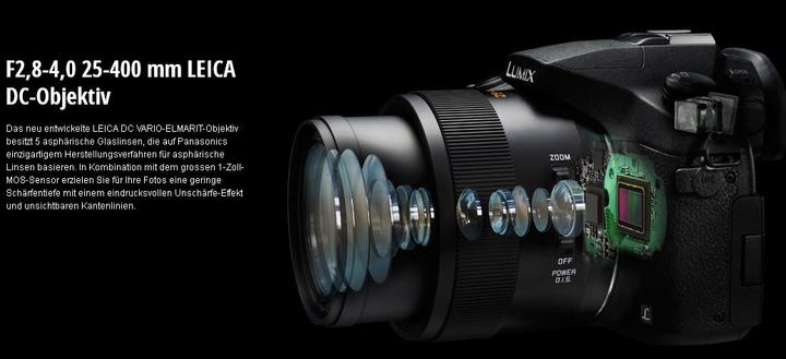 Actual product image Panasonic Lumix FZ1000 (25 - 400 mm, 20 Mpx, 1")