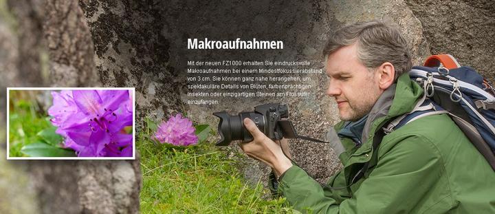 Actual product image Panasonic Lumix FZ1000 (25 - 400 mm, 20 Mpx, 1")