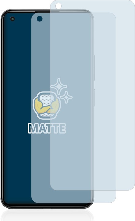 Actual product image BROTECT Anti-glare screen protector matt (2 Piece, Xiaomi Mi 11 Lite)