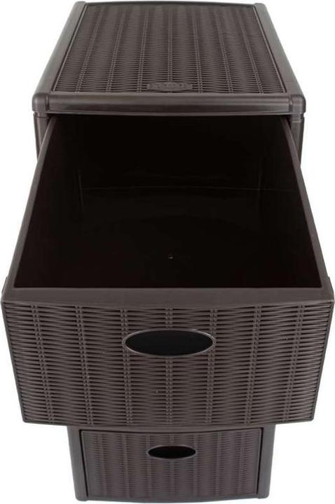 Produktbild Kerbl Stefanplast 4 Schubladen Kommode Slim Elegance (40 x 30 x 80 cm)