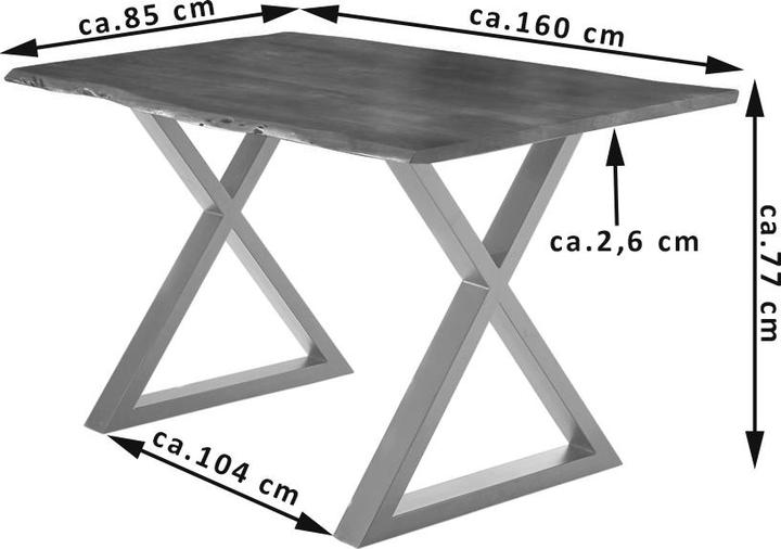 Actual product image SAM Lubin (160 x 85 x 77 cm)