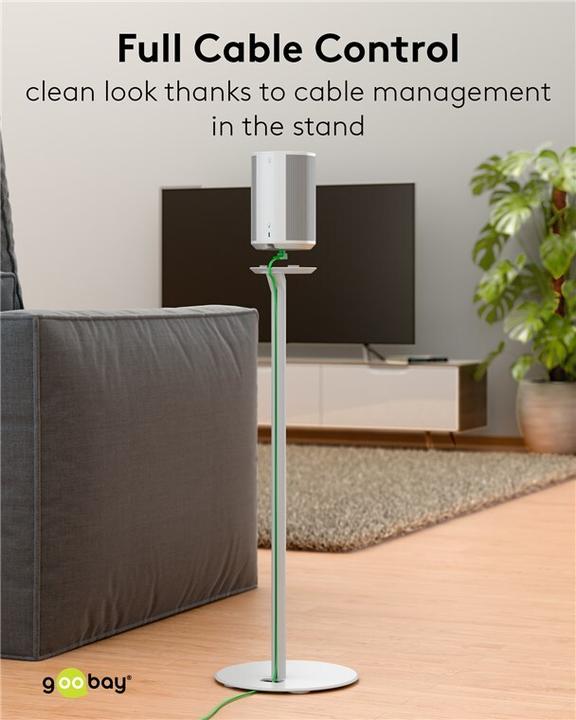 Actual product image Goobay Modern Era 1 Base (1 pair, Stand, Wall installation)
