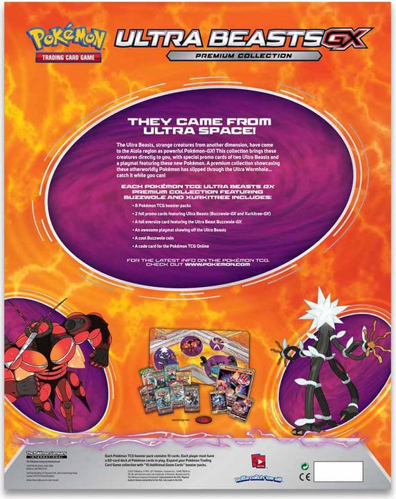 Immagine prodotto Pokémon Ultra Beasts GX Premium Collection Box (Buzzwole & Xurkitree) - IT