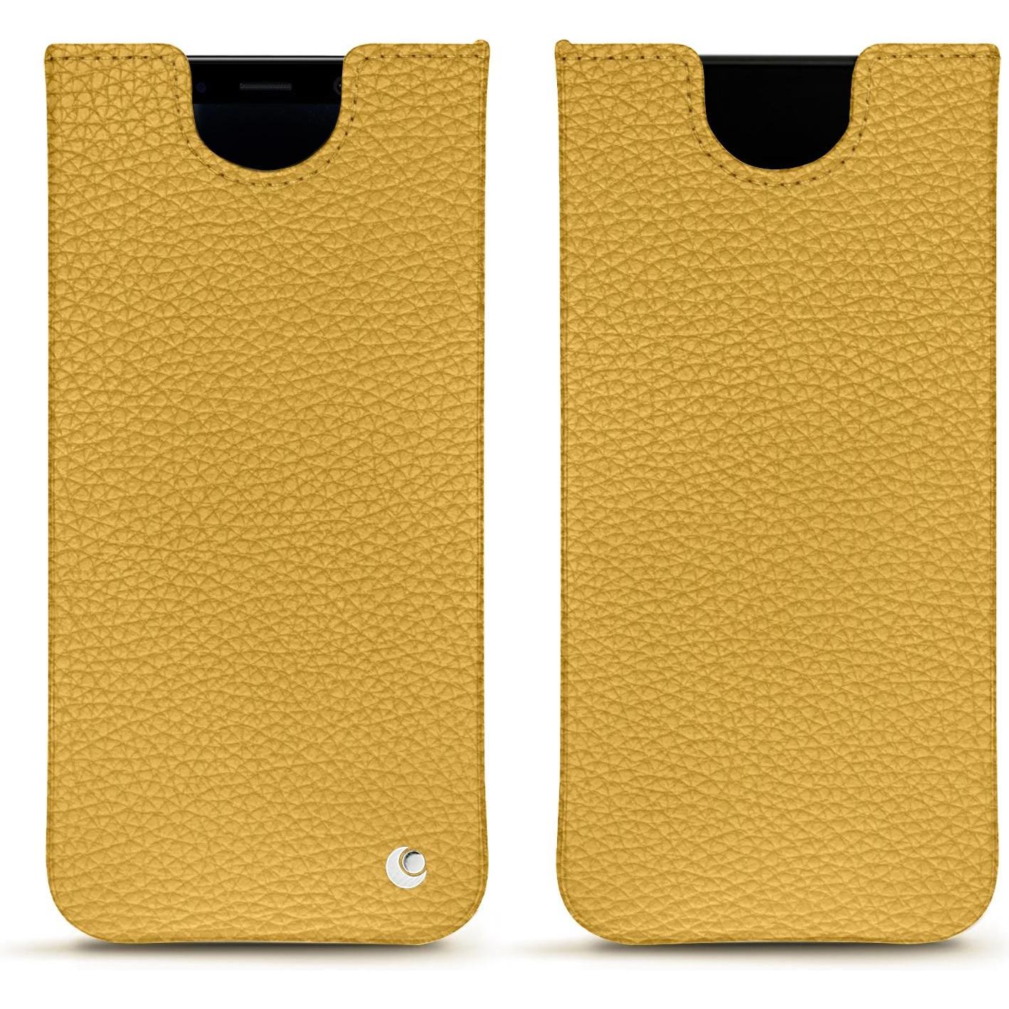 Noreve Lederschutzhülle (Samsung Galaxy S8+), Smartphone Hülle, Gelb