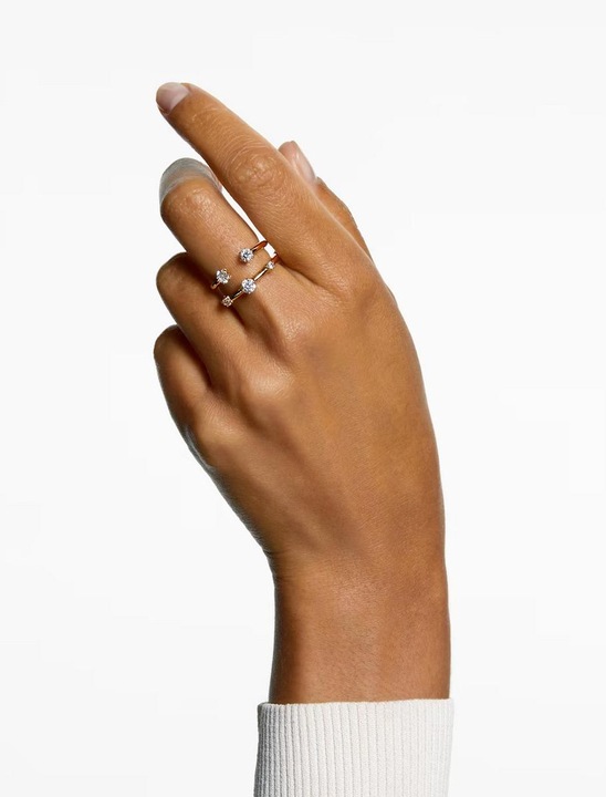 Produktbild Swarovski Constella Ring Set Gold (50)