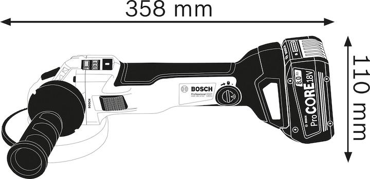 Image du produit Bosch Professional GWS 18V-10 SC (125 mm)