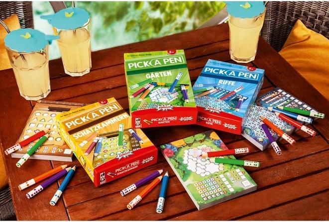 Actual product image Amigo Pick a Pen: Gardens Roll + Write 2-4 players 8+ (German, 2 - 4 Players)