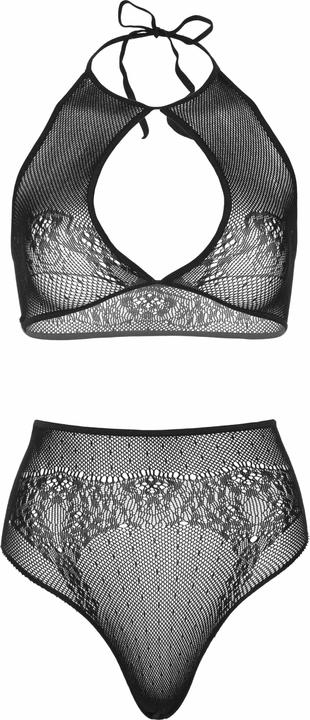 Produktbild Leg Avenue Two Pieces Set Halter Crop Top & Thong Panty Panty One Size (One Size)