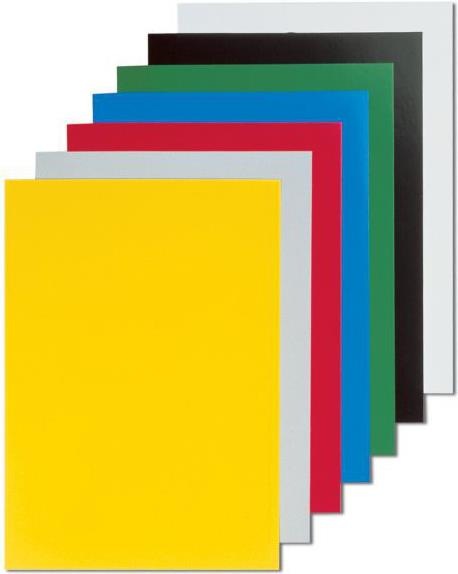 Actual product image Fellowes Chromolux cover sheet, glossy, red