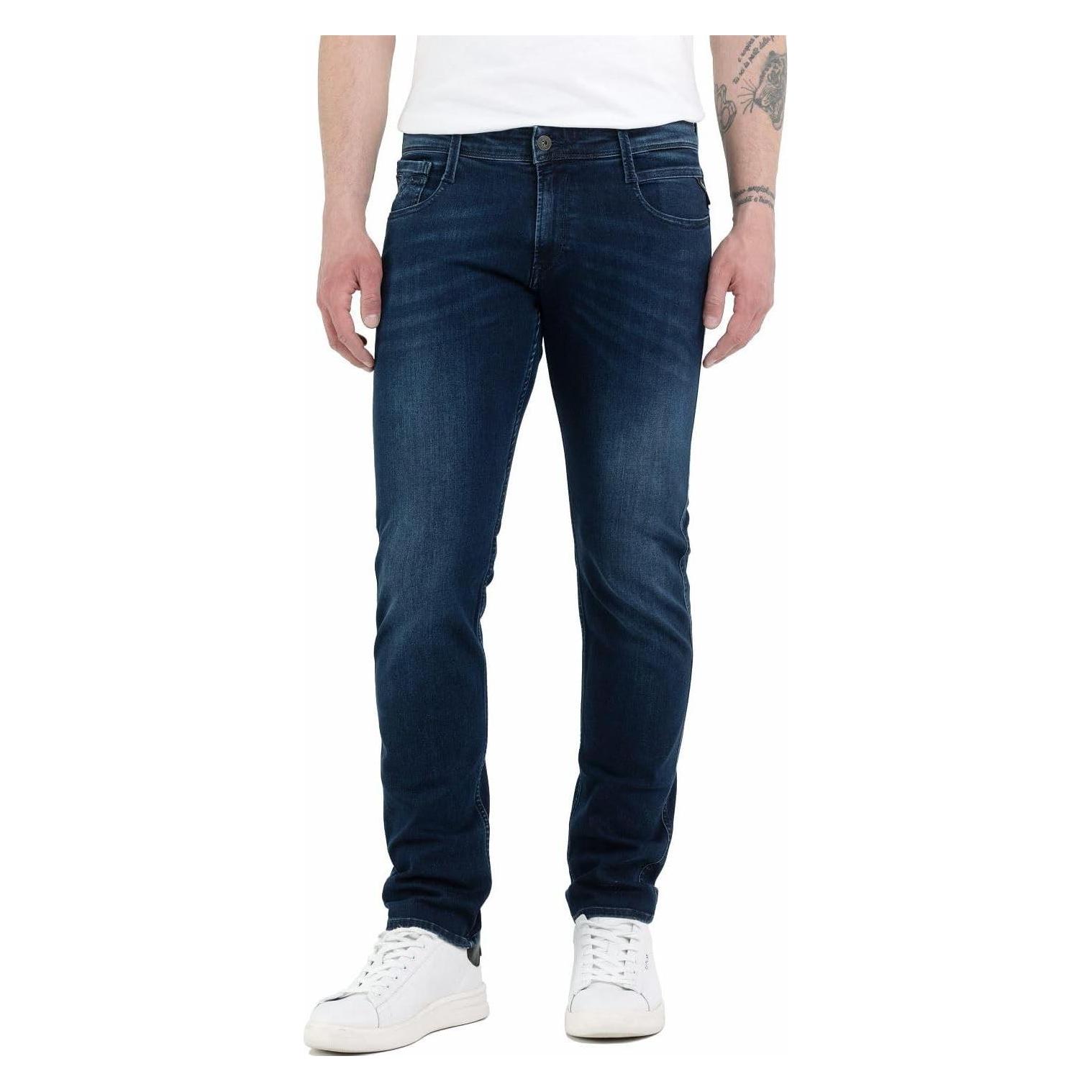 Replay, Mannen, Jeans, Anbass, Blauw, (W34/L34)