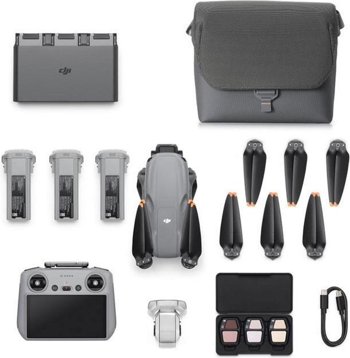 Image du produit DJI Air 3s Fly More Combo RC 2 (45 min, 724 g, 50 Mpx)