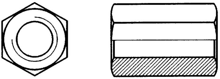 Produktbild Werkstarck Langmuttern DIN 6334 (M16)
