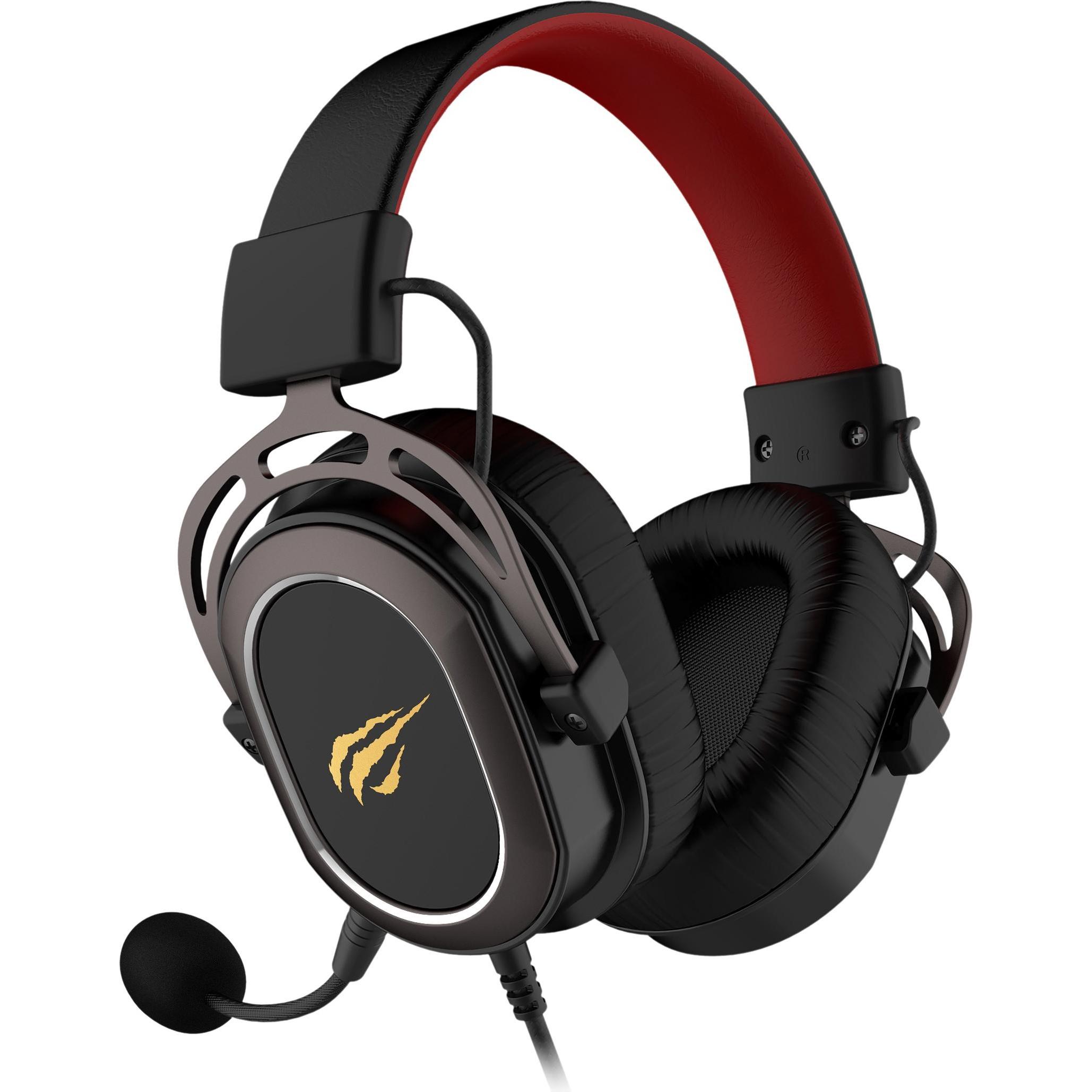 Thumbnail - Havit H2008D (Kabelgebunden), Gaming Headset, Schwarz, Rot