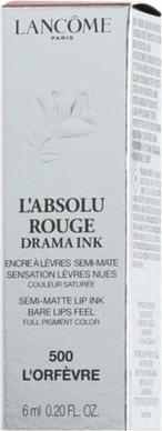 Actual product image Lancôme L'Absolu Rouge Drama Ink 500 L'Orfèvre (#500 L'Orfevre)