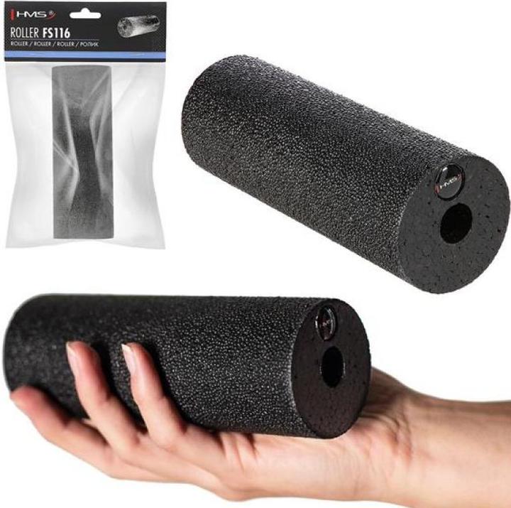Actual product image HMS Fitnessrolle schwarz 5cm (5 cm)