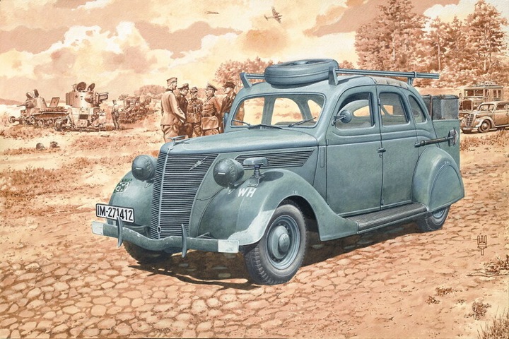 Actual product image Roden Ford V8-G81A Radio Car