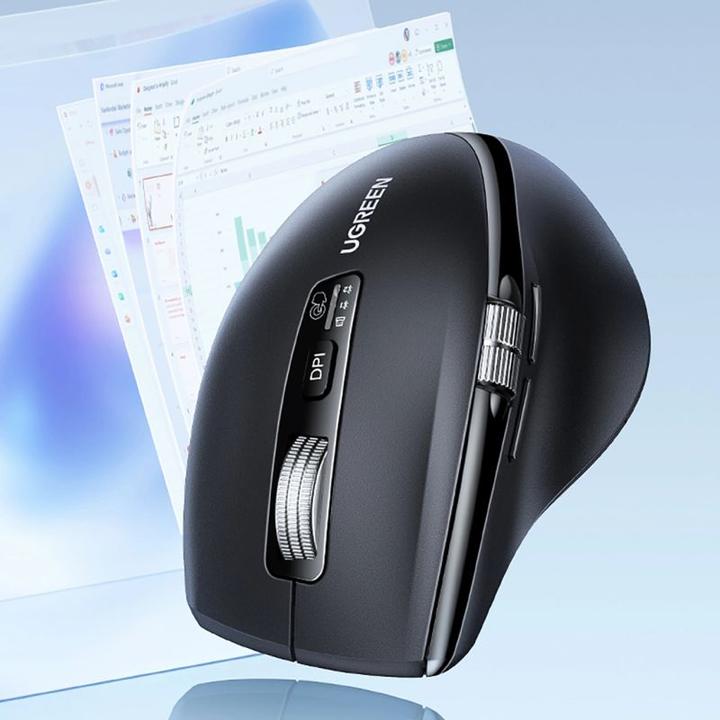 Actual product image Ugreen M751, 5000DPI, BT / Wi-Fi, Black (Wireless)