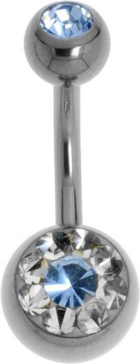 Image du produit Bijouteria Piercing nombril (Cristal Swarovski, Titane)