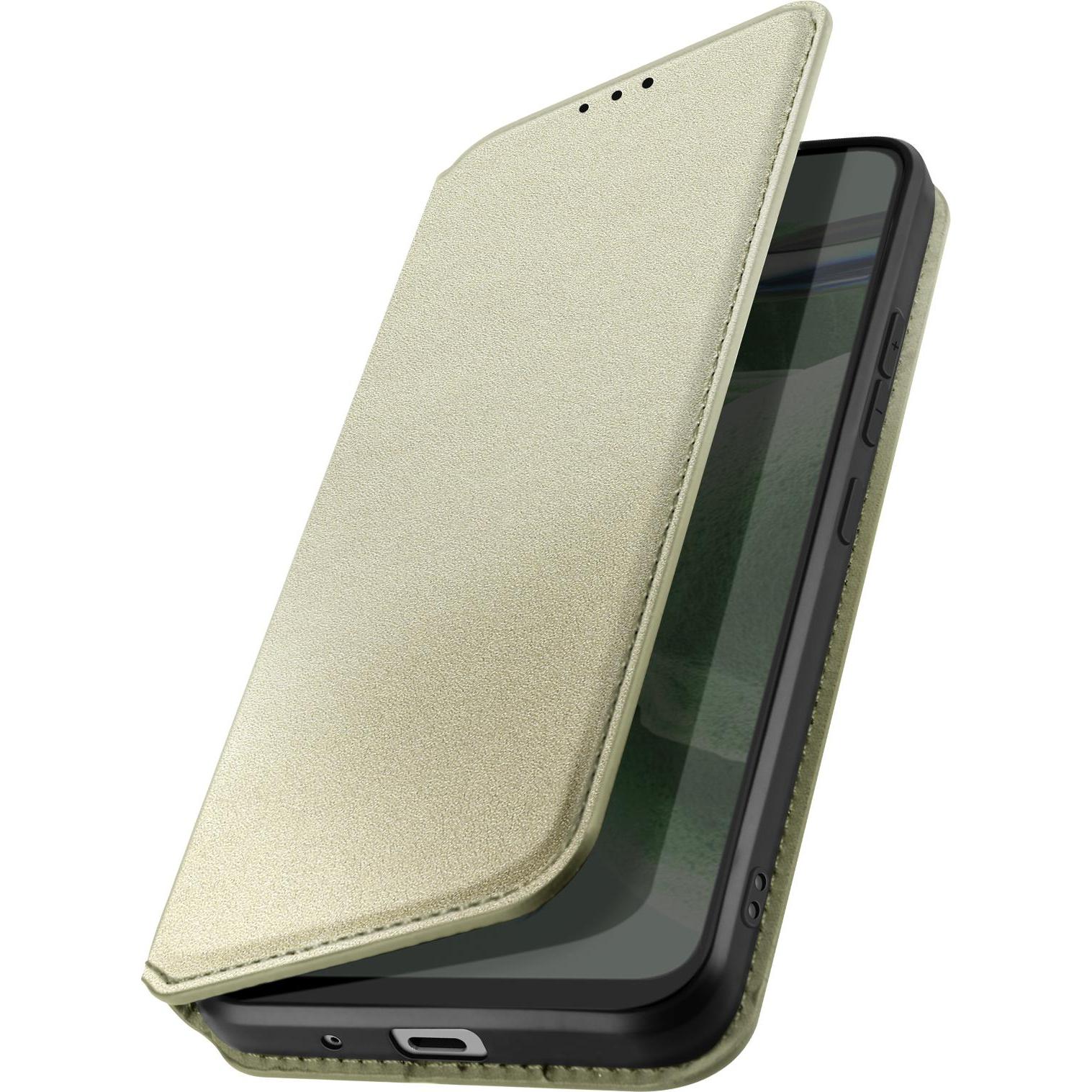 Avizar Classic Edition, Backcover mit Magnetklappe Series (Nokia 3.1 Plus), Smartphone Hülle, Gelb