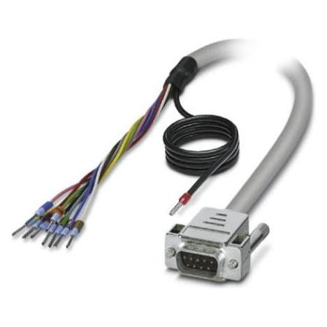 Phoenix Contact CABLE-D- 9SUB/M/OE/0 25/S/0 5M (0.50 m), Schnittstellenkabel
