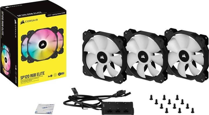 Immagine prodotto Corsair SP120 RGB Elite (120 mm, 3 x)