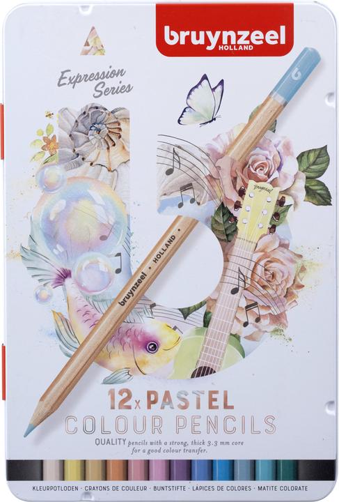 Produktbild Bruynzeel Expression Farbstifte Pastell 12er (12x)