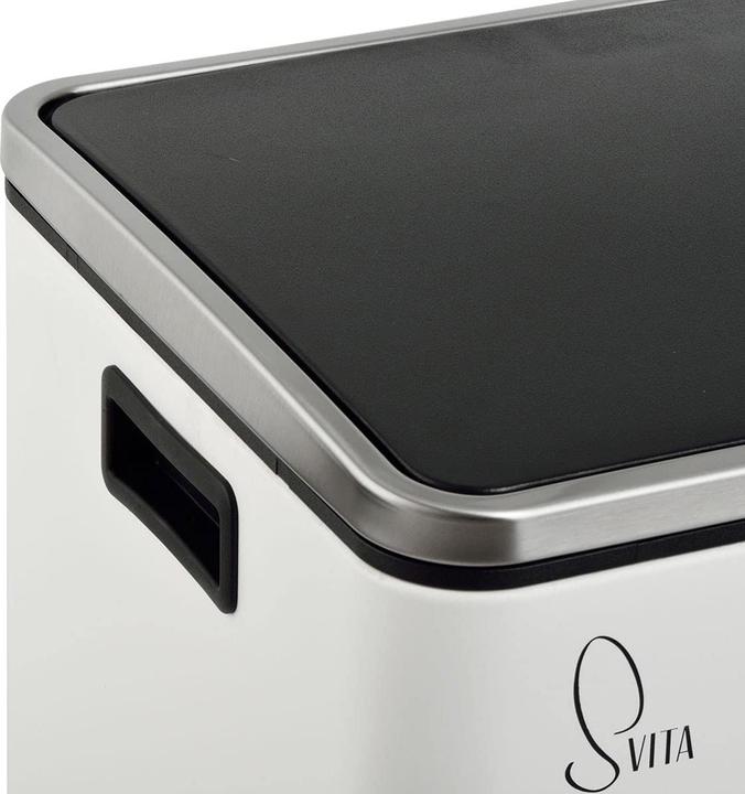 Produktbild Svita TM2X30 Treteimer 60L, Weiss (60 l)