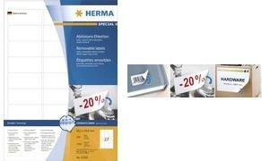 Produktbild Herma Ablösbare Etiketten A4