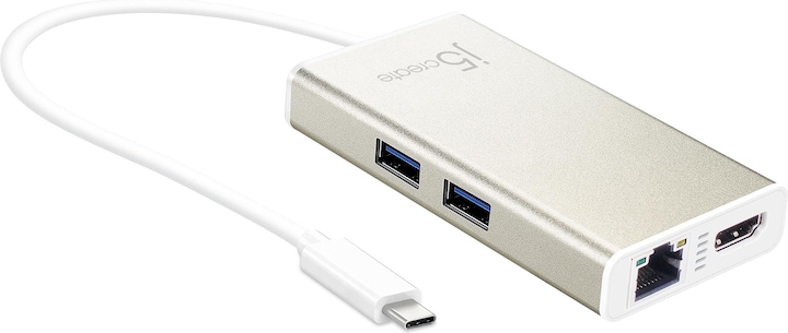 Actual product image j5Create USB 3.0 Type-C Multi Adapter (USB-C, 3 Ports)