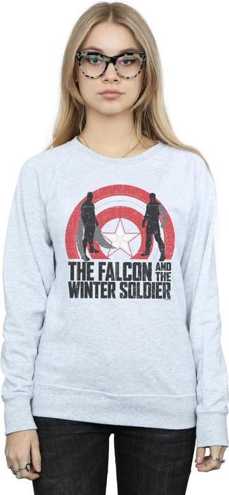 Image du produit - Sweat THE FALCON AND THE WINTER SOLDIER SHIELD SILHOUETTES - Femme (XXL)