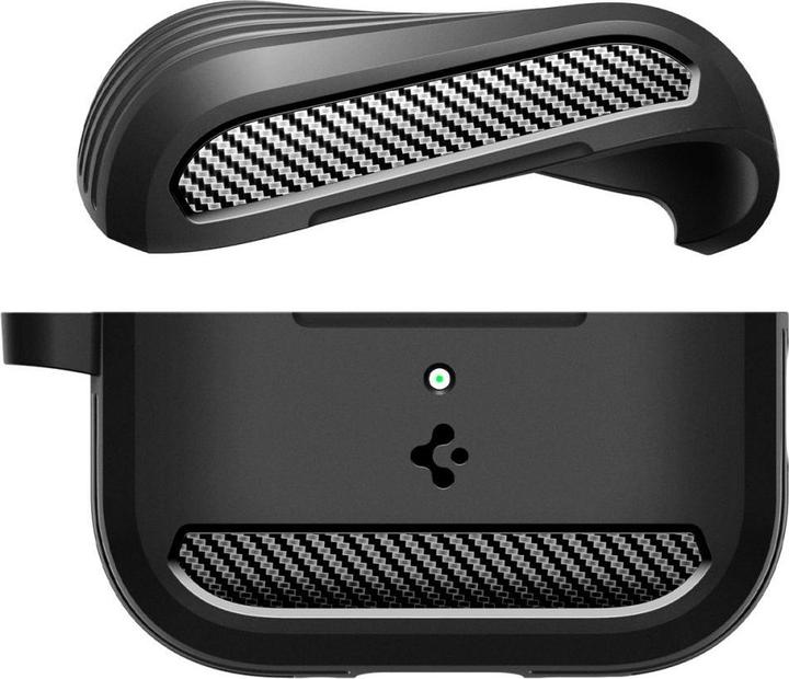 Produktbild Spigen - Rugged Armor - Apple AirPods Pro 3 - Matte Black (Ladecase Hülle)