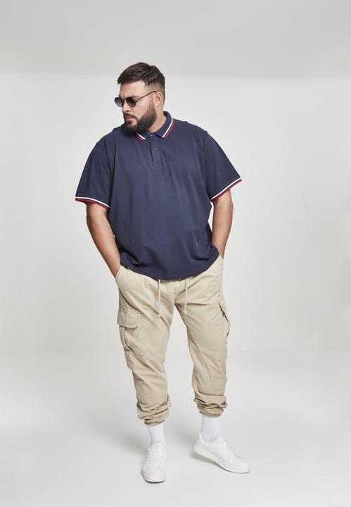 Produktbild Urban Classics Double Stripe Poloshirt (M)