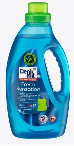 Produktbild dm Denkmit Feinwaschmittel Fresh Sensation (35 Waschgänge, Flüssigwaschmittel)