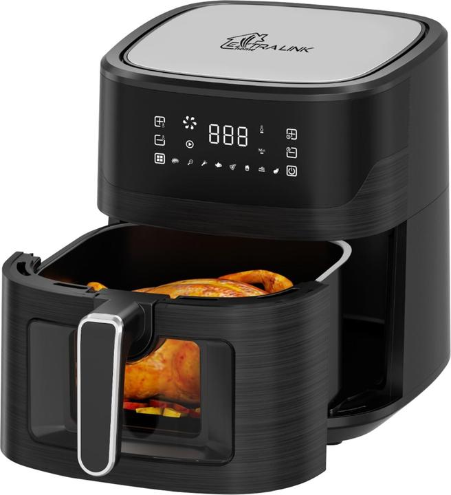 Actual product image Extralink Smart Life Hot Air Fryer SJ-650 6.5L EU | Hot Air Fryer | 1600W