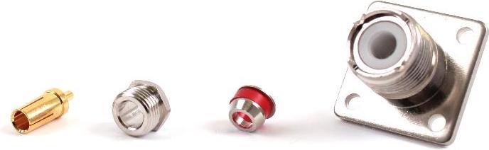 Immagine prodotto Varia Presa UHF, pannello a 4 fori per cavo RG58, versione a morsetto