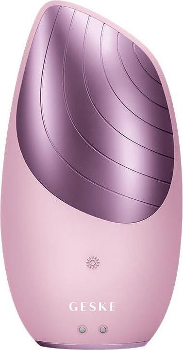 Image du produit Konjac Sponge Soniczna szczoteczka termiczna do twarzy 6w1 Geske z Aplikacją (różowy)